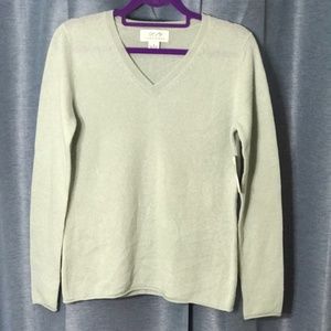 PLY Cashmere hazy mint sweater